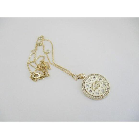 Jewelry - Evil Eye Pendant Necklace in Gold Plate